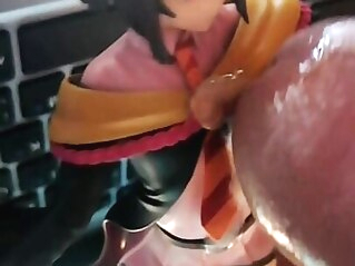 Megumin Figure Cum Tribute 1 (Konosuba) (SoF) cum tribute handjob bukkake