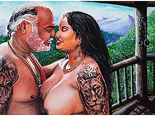 Erotic Art Or Drawing Of Sexy Desi Indian Woman in Honeymoon with Father in Law At an Exotic Location amateur bdsm gay porn