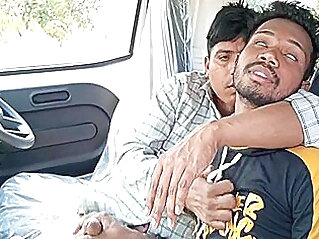 Indian Threesome Gay - A Unique Story Of A Boy And An Unknown Man Who Took His Bike To Go To College - Car Sex - Hindi Voice car outdoor big cock