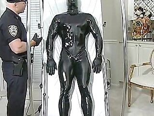 Policeman Is Getting In The Hot Fetish Game With A L fetish latex amateur